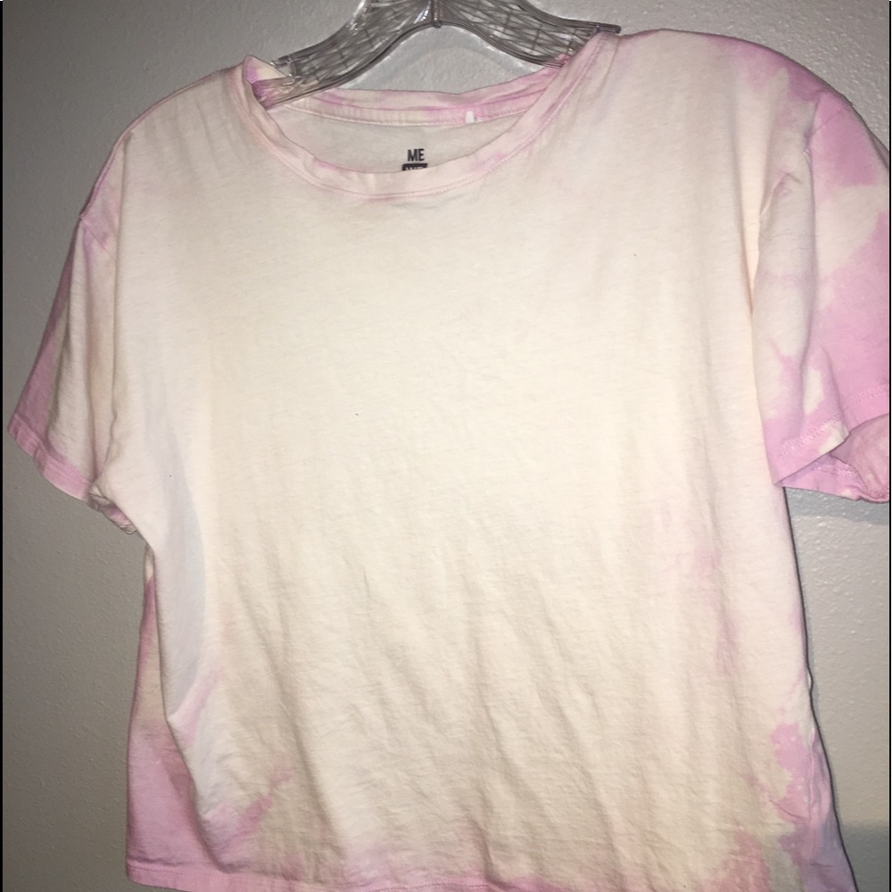Cropped bleached shirt